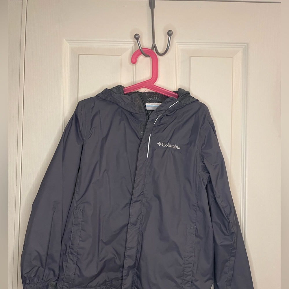 Columbia Kids Charcoal Raincoat